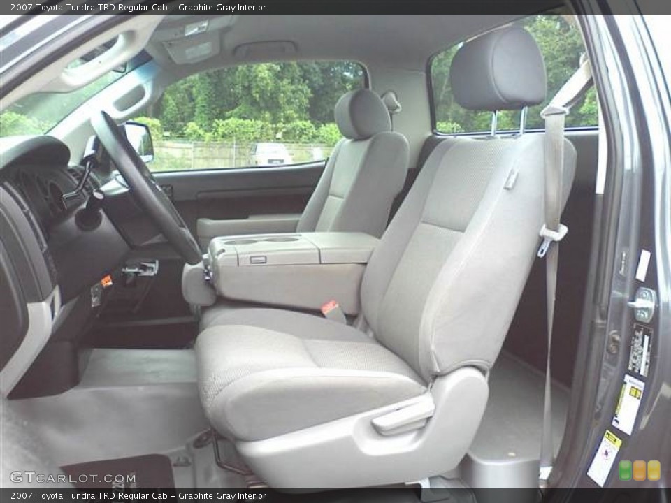 Graphite Gray Interior Photo for the 2007 Toyota Tundra TRD Regular Cab #51915275