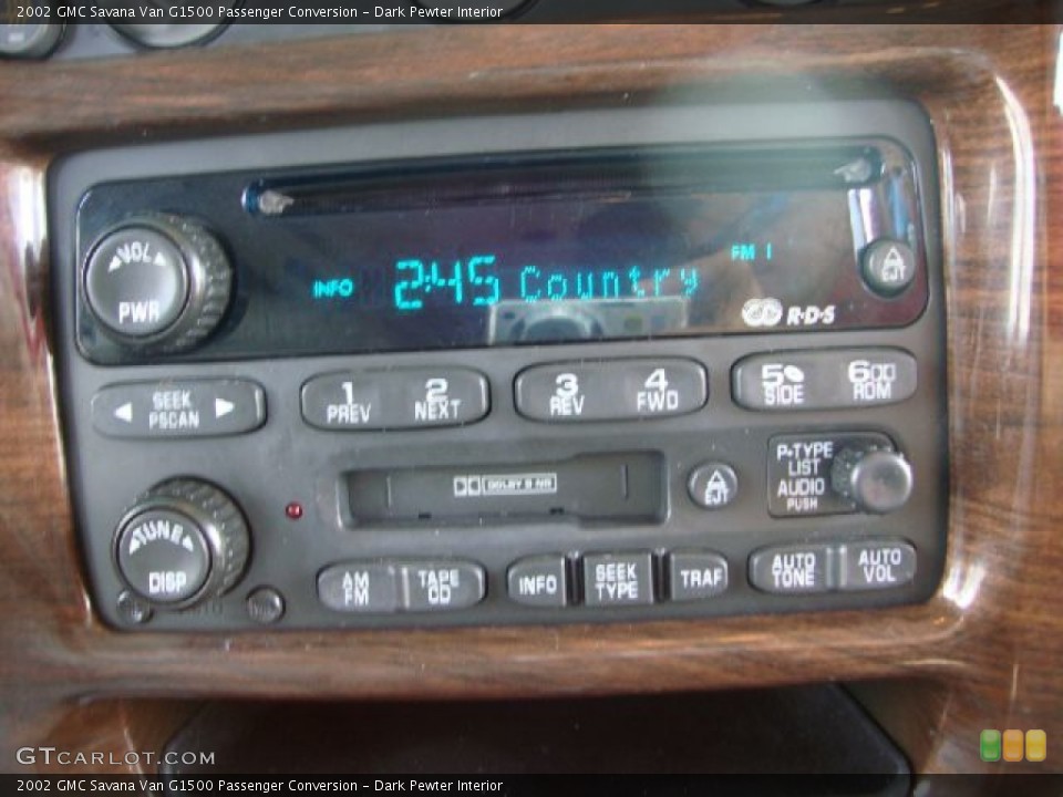 Dark Pewter Interior Controls for the 2002 GMC Savana Van G1500 Passenger Conversion #51917849