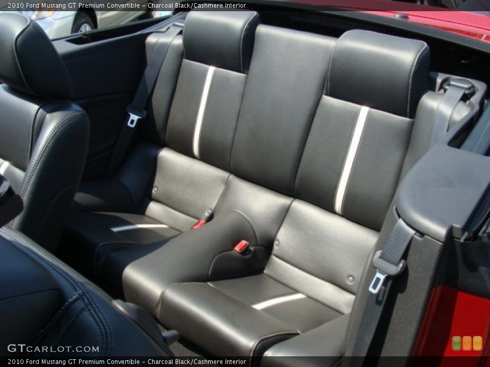 Charcoal Black/Cashmere Interior Photo for the 2010 Ford Mustang GT Premium Convertible #51918578