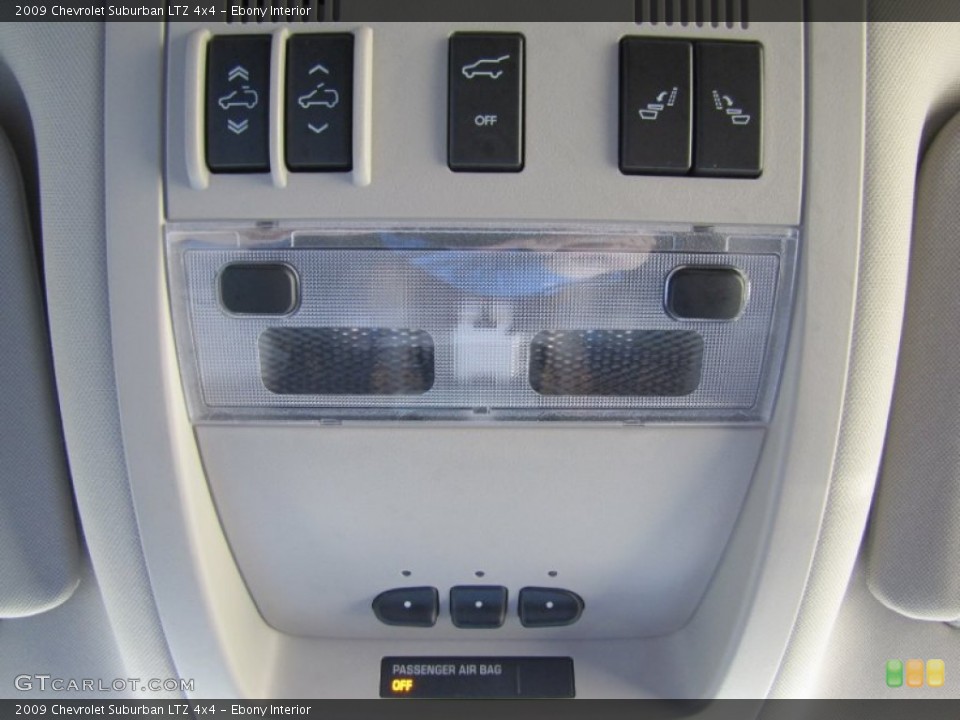 Ebony Interior Controls for the 2009 Chevrolet Suburban LTZ 4x4 #51921863