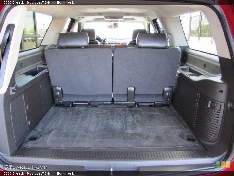 Ebony Interior Trunk for the 2009 Chevrolet Suburban LTZ 4x4 #51922019
