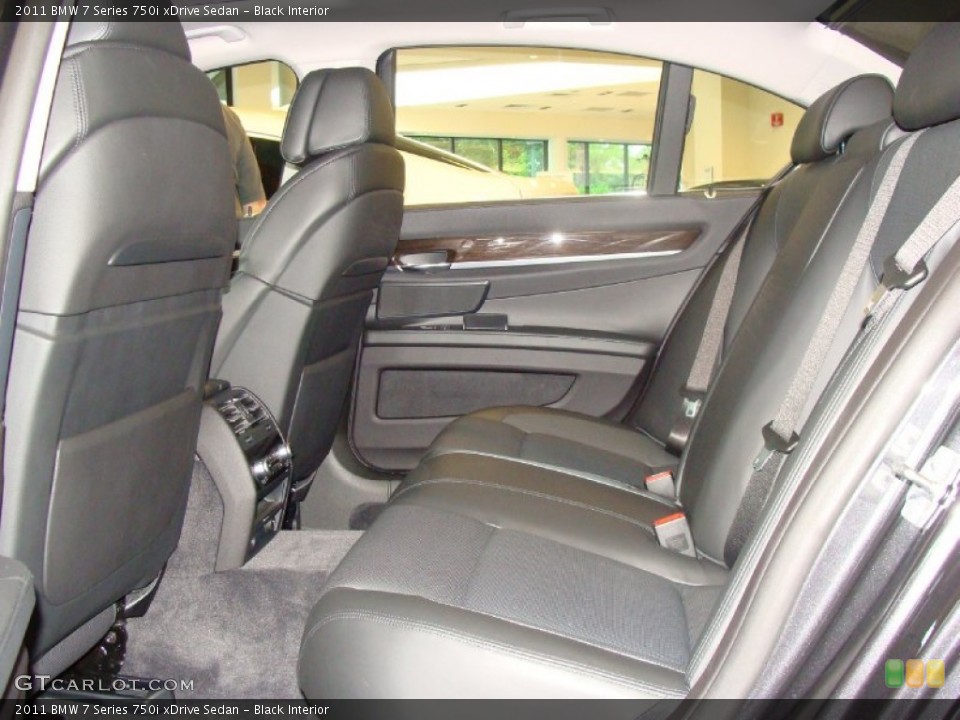 Black Interior Photo for the 2011 BMW 7 Series 750i xDrive Sedan #51922094