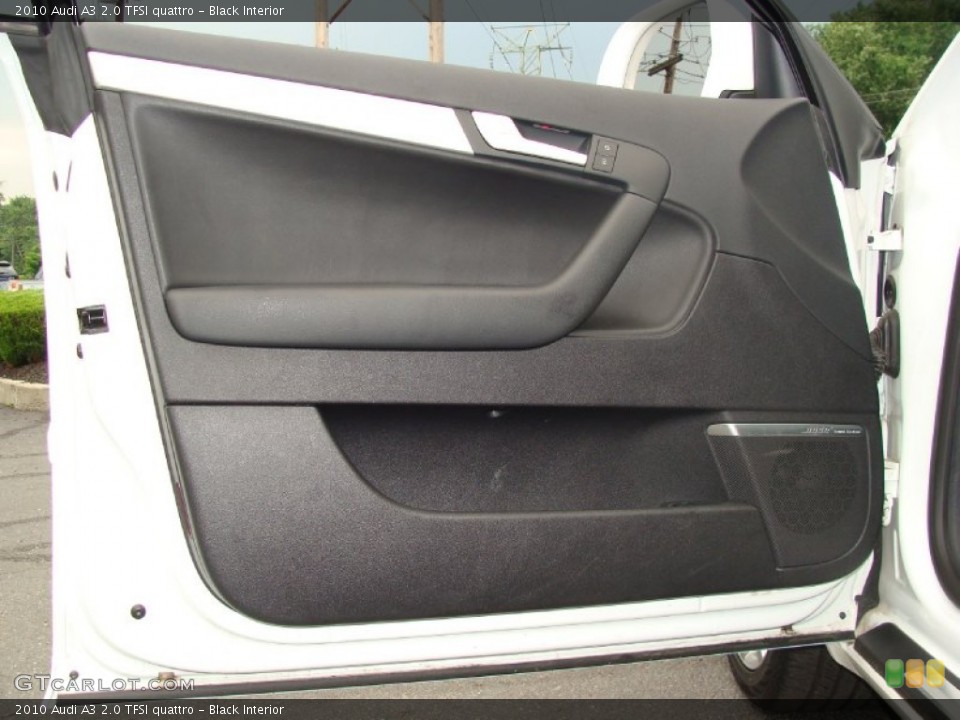 Black Interior Door Panel for the 2010 Audi A3 2.0 TFSI quattro #51922307