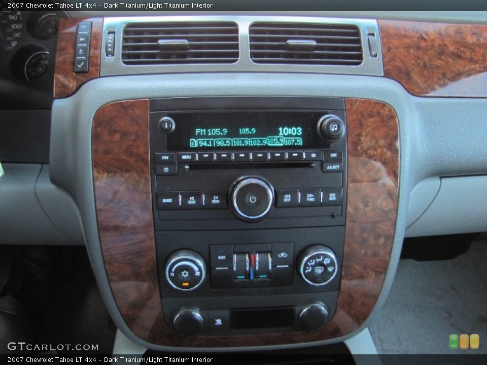 Dark Titanium/Light Titanium Interior Controls for the 2007 Chevrolet Tahoe LT 4x4 #51923162