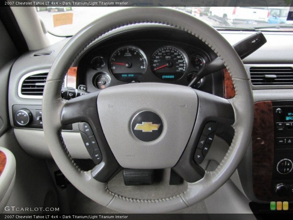 Dark Titanium/Light Titanium Interior Steering Wheel for the 2007 Chevrolet Tahoe LT 4x4 #51925616