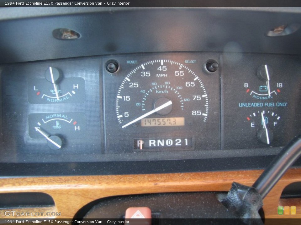 Gray Interior Gauges for the 1994 Ford Econoline E150 Passenger Conversion Van #51926228