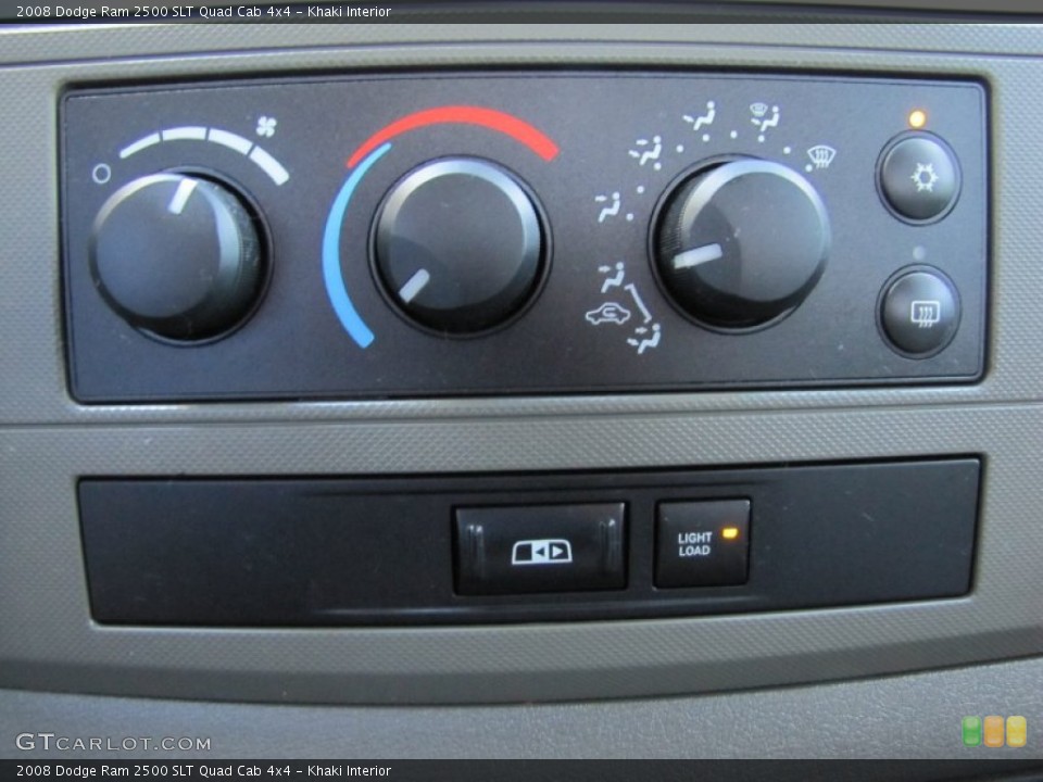 Khaki Interior Controls for the 2008 Dodge Ram 2500 SLT Quad Cab 4x4 #51926777