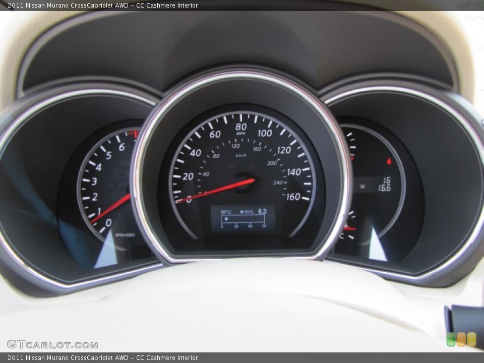 CC Cashmere Interior Gauges for the 2011 Nissan Murano CrossCabriolet AWD #51927312