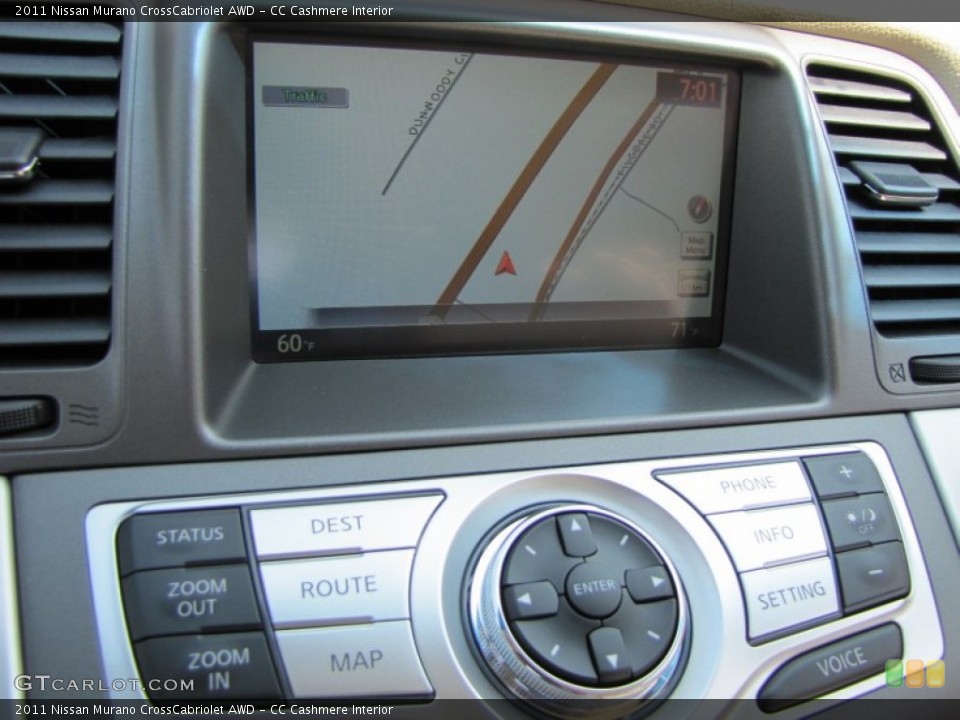 CC Cashmere Interior Controls for the 2011 Nissan Murano CrossCabriolet AWD #51927321