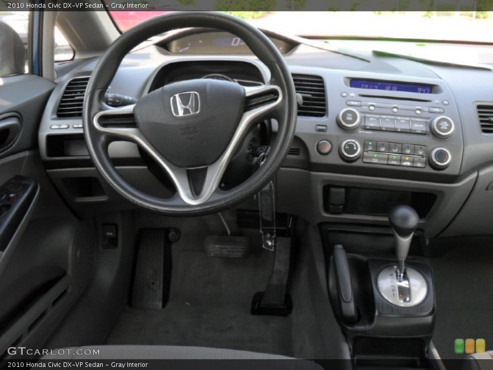 Gray Interior Dashboard for the 2010 Honda Civic DX-VP Sedan #51927924