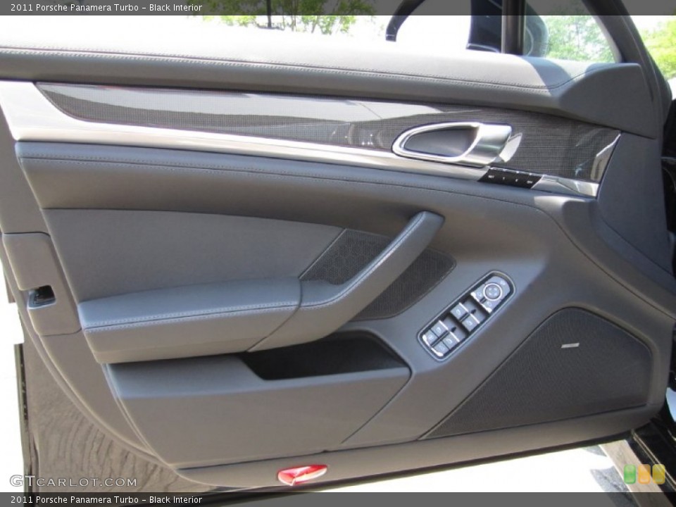 Black Interior Door Panel for the 2011 Porsche Panamera Turbo #51928545