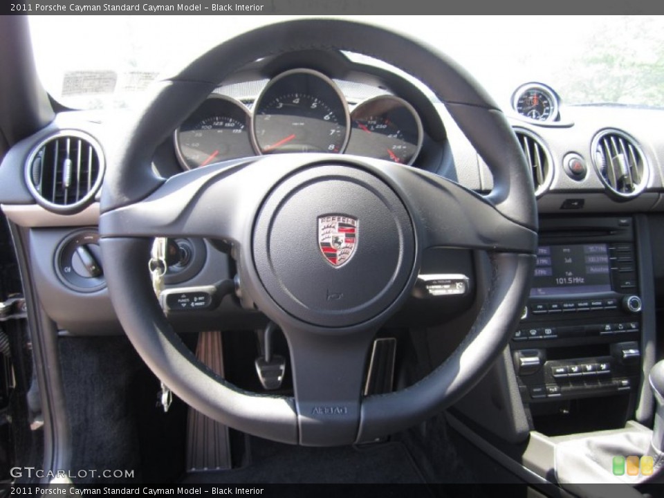 Black Interior Steering Wheel for the 2011 Porsche Cayman  #51928845
