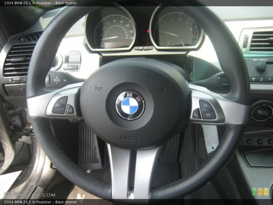 Black Interior Steering Wheel for the 2004 BMW Z4 3.0i Roadster #51929085
