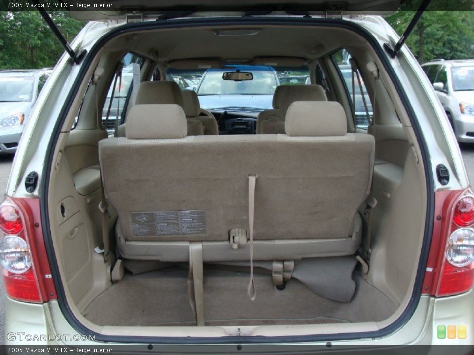 Beige Interior Trunk for the 2005 Mazda MPV LX #51929118