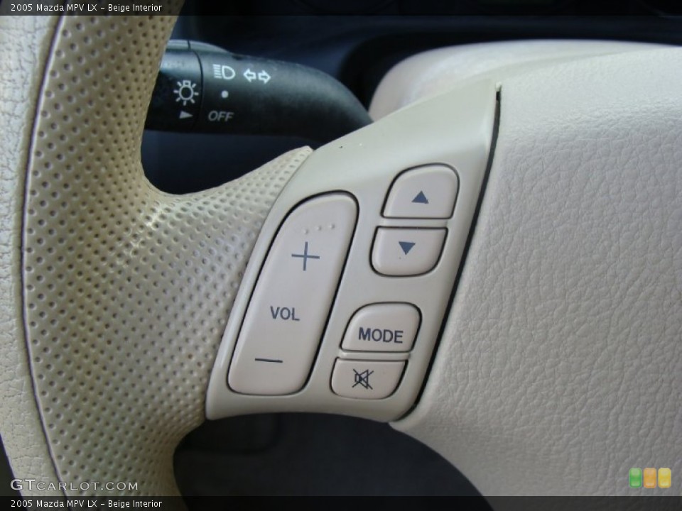 Beige Interior Controls for the 2005 Mazda MPV LX #51929241