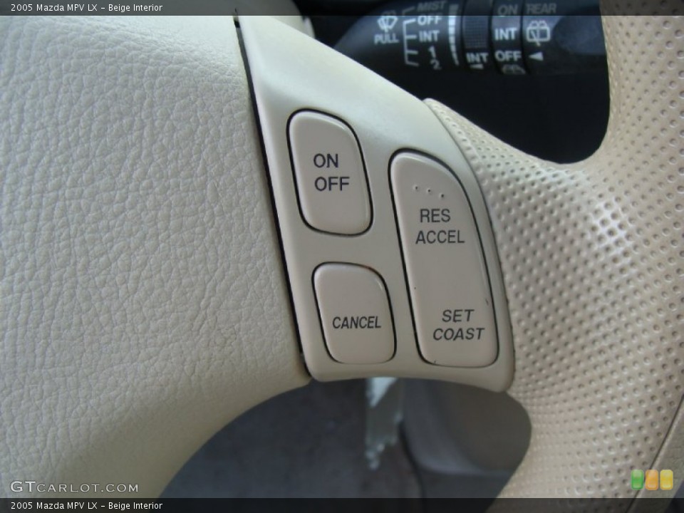 Beige Interior Controls for the 2005 Mazda MPV LX #51929247