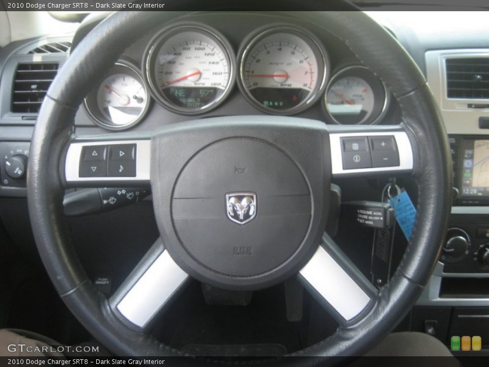 Dark Slate Gray Interior Steering Wheel for the 2010 Dodge Charger SRT8 #51929421