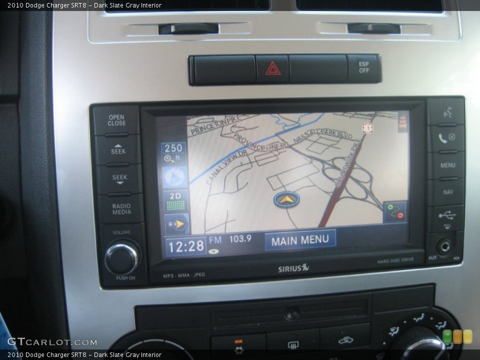 Dark Slate Gray Interior Navigation for the 2010 Dodge Charger SRT8 #51929427