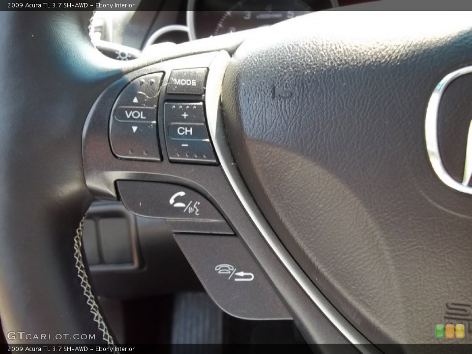 Ebony Interior Controls for the 2009 Acura TL 3.7 SH-AWD #51936606