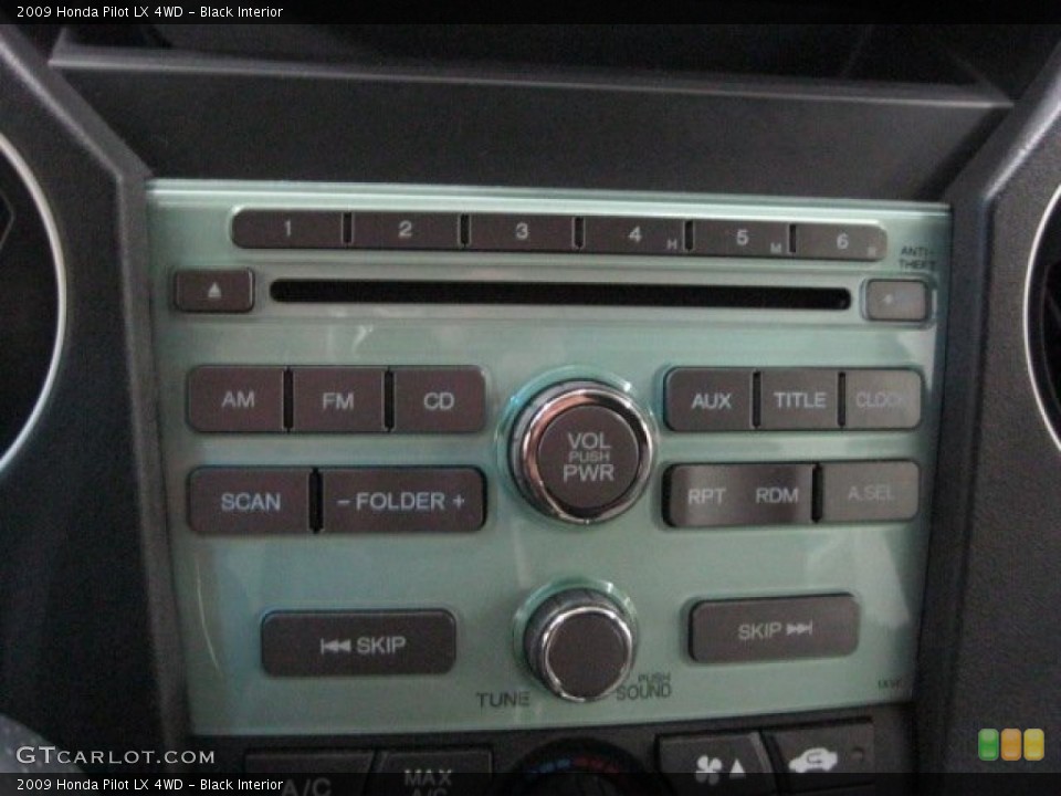 Black Interior Controls for the 2009 Honda Pilot LX 4WD #51937473