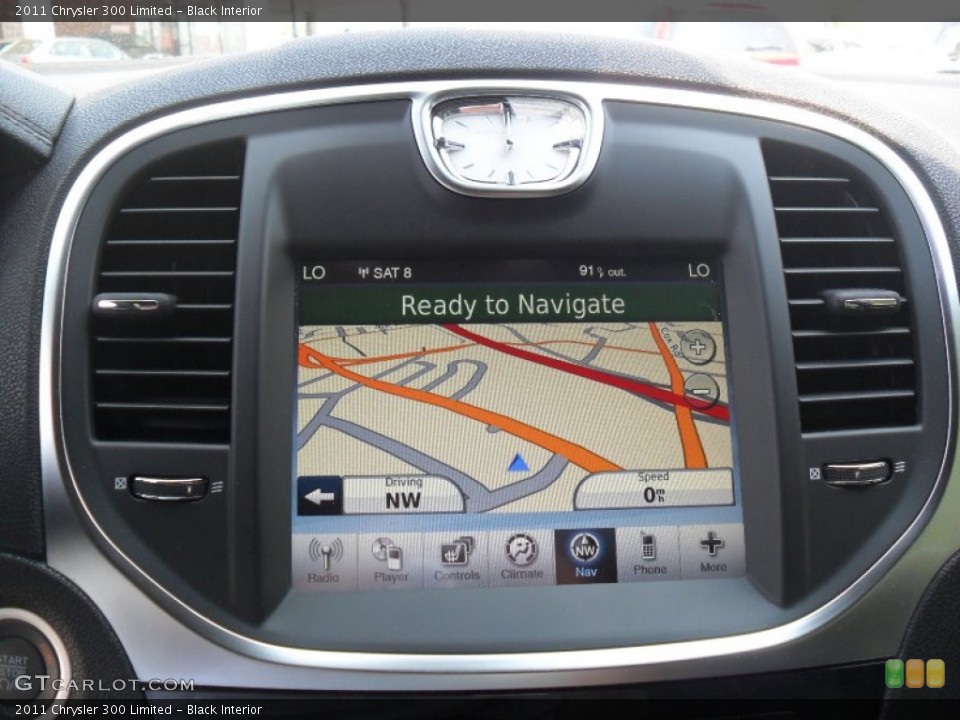Black Interior Navigation for the 2011 Chrysler 300 Limited #51940581