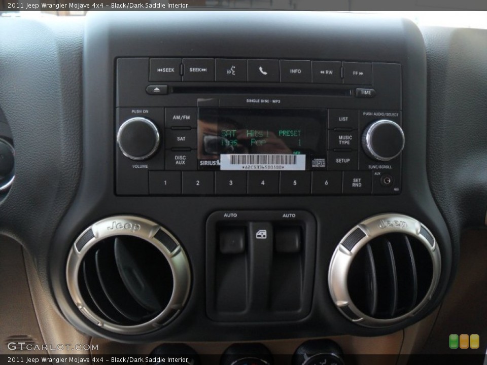 Black/Dark Saddle Interior Controls for the 2011 Jeep Wrangler Mojave 4x4 #51941703