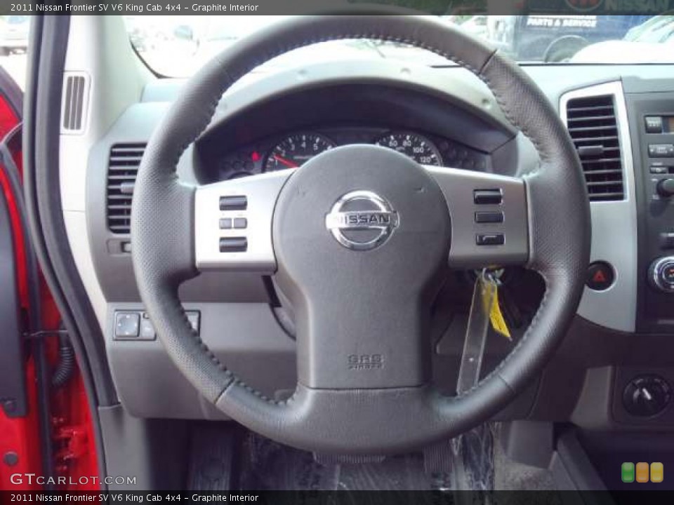 Graphite Interior Steering Wheel for the 2011 Nissan Frontier SV V6 King Cab 4x4 #51944456