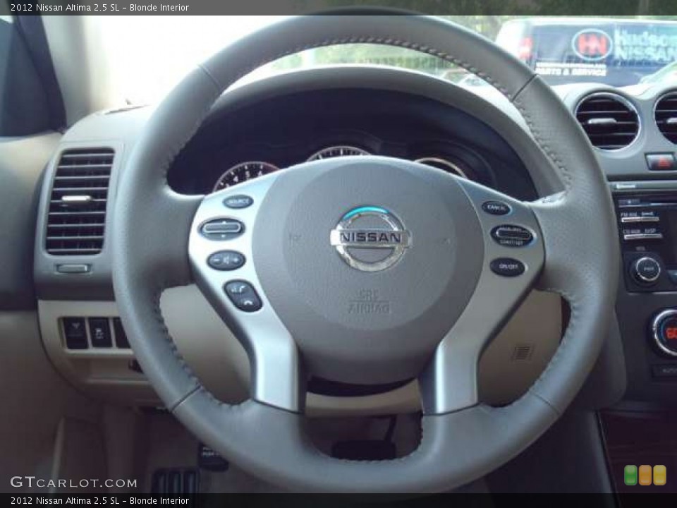 Blonde Interior Steering Wheel for the 2012 Nissan Altima 2.5 SL #51944660