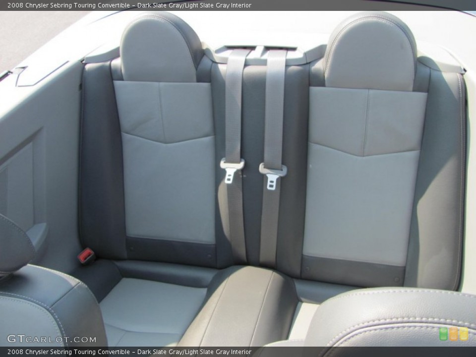 Dark Slate Gray/Light Slate Gray Interior Photo for the 2008 Chrysler Sebring Touring Convertible #51947559