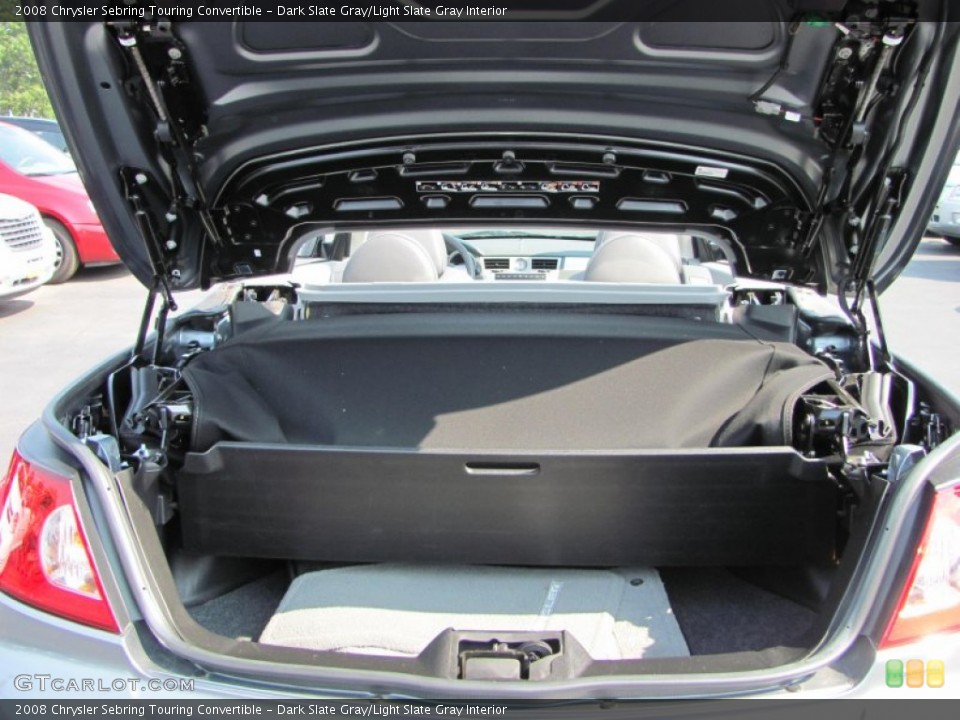Dark Slate Gray/Light Slate Gray Interior Trunk for the 2008 Chrysler Sebring Touring Convertible #51947588
