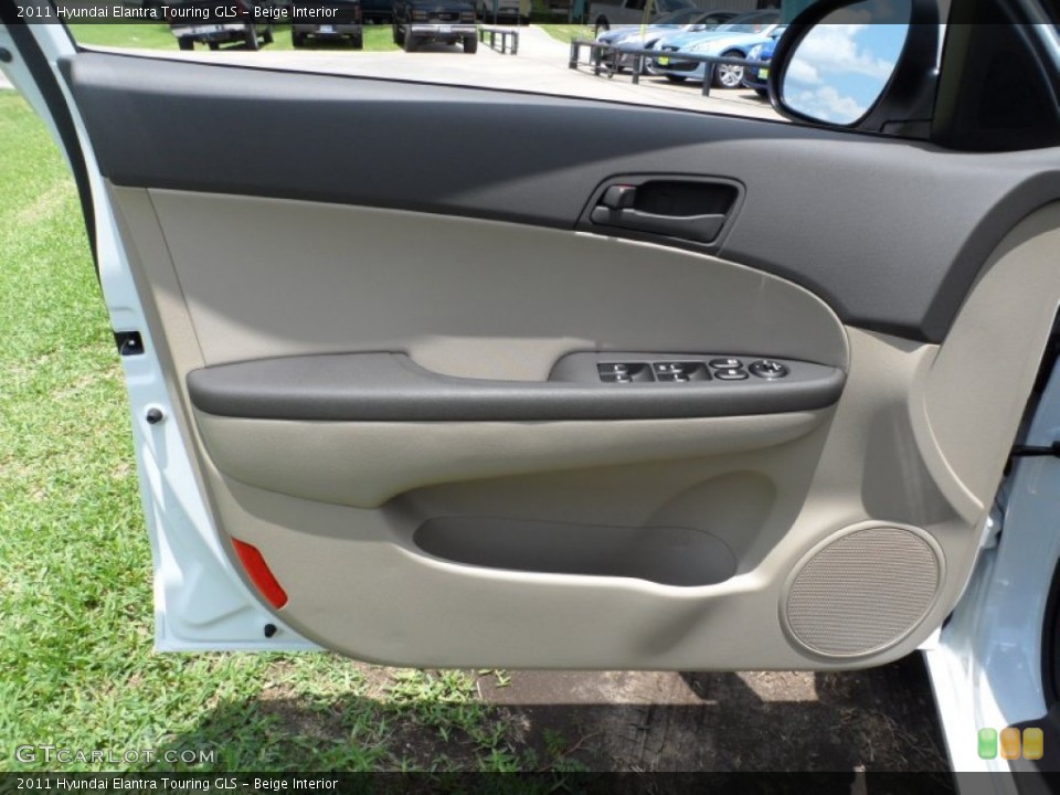 Beige Interior Door Panel for the 2011 Hyundai Elantra Touring GLS #51948152