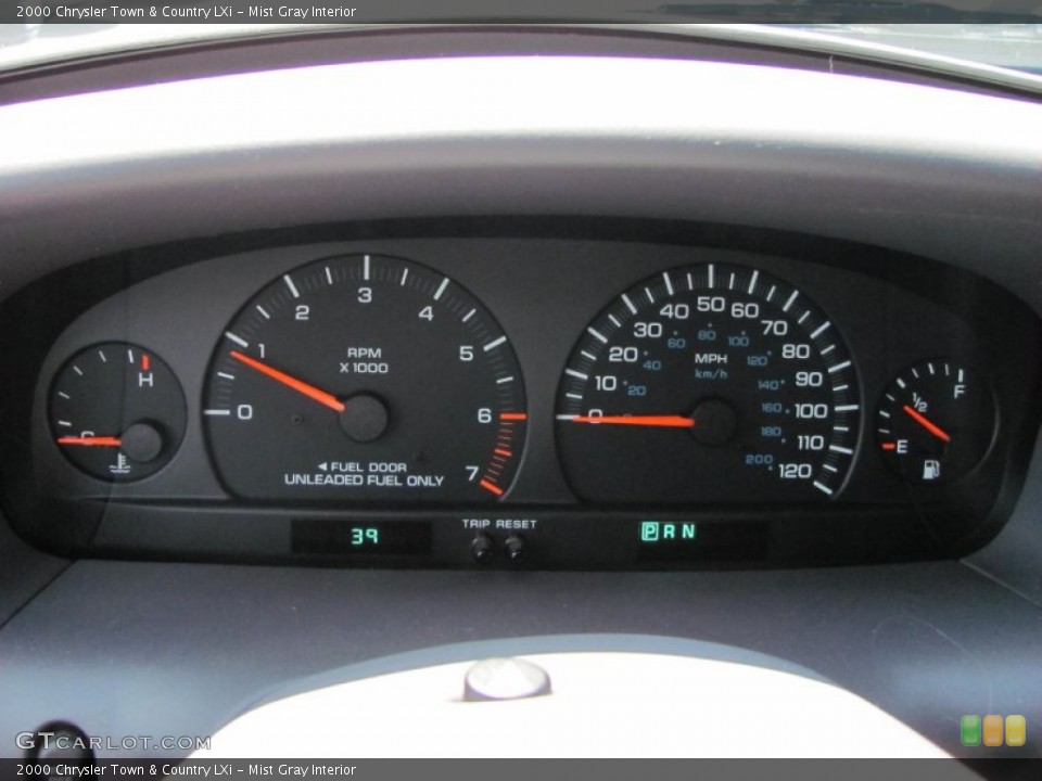 Mist Gray Interior Gauges for the 2000 Chrysler Town & Country LXi #51950207