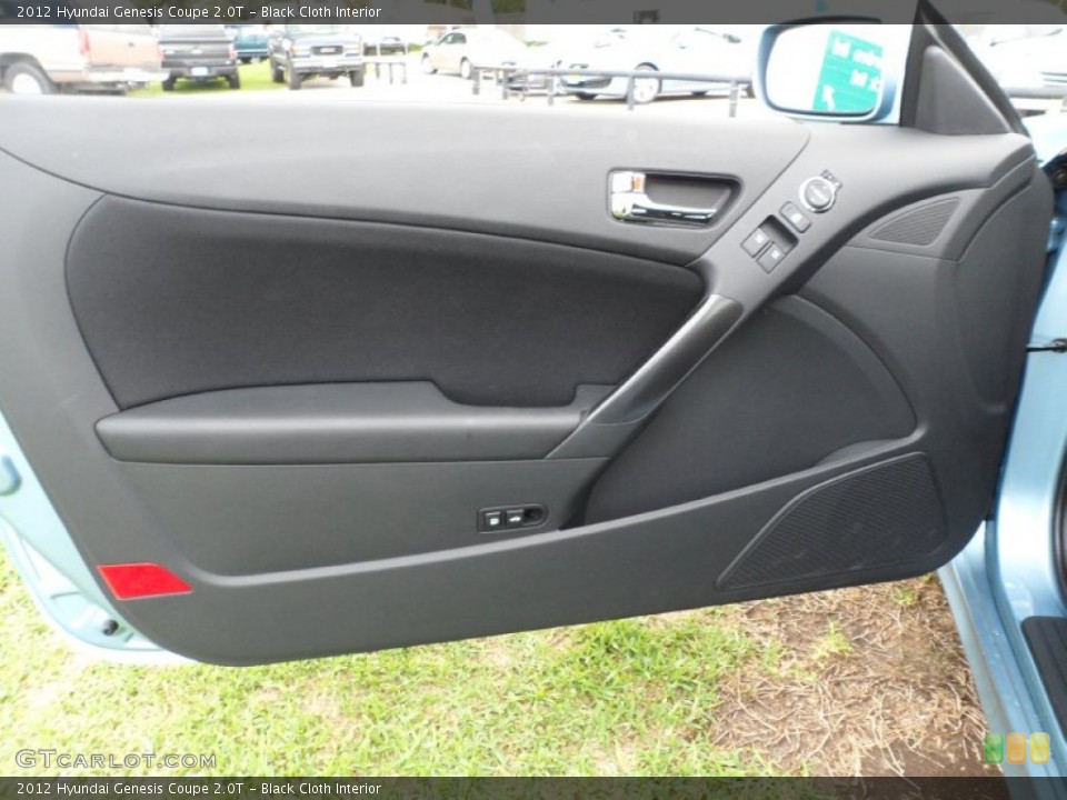 Black Cloth Interior Door Panel for the 2012 Hyundai Genesis Coupe 2.0T #51950462