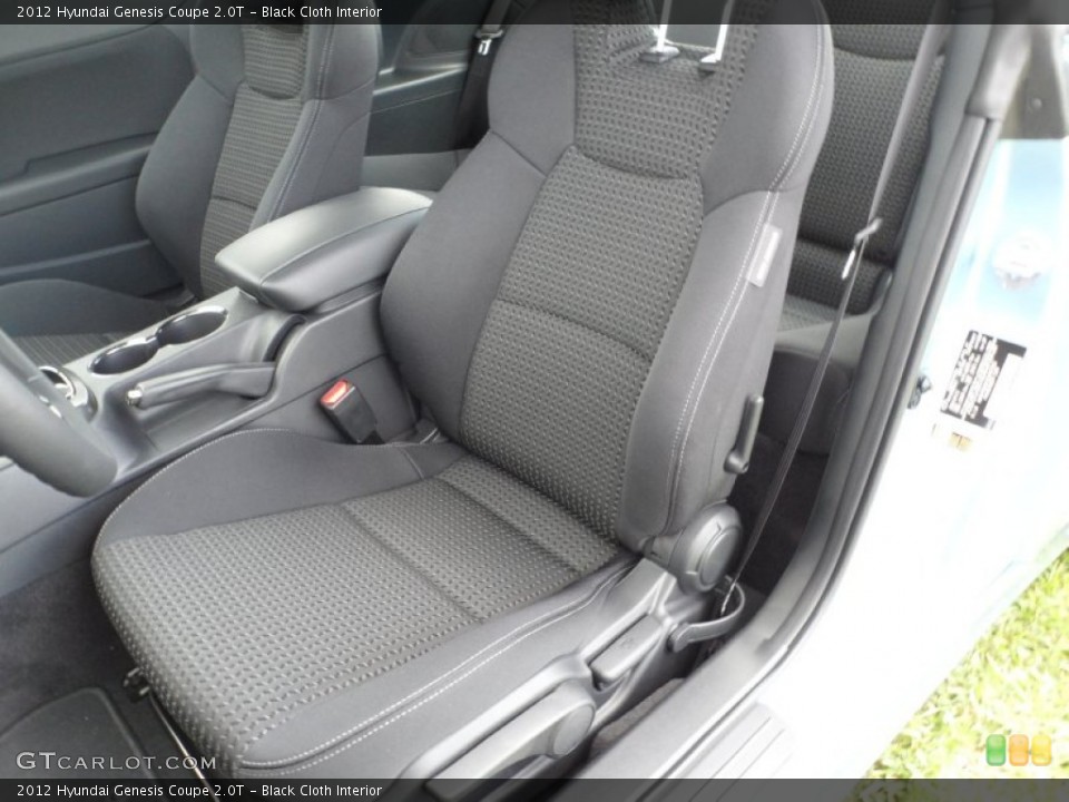 Black Cloth Interior Photo for the 2012 Hyundai Genesis Coupe 2.0T #51950486