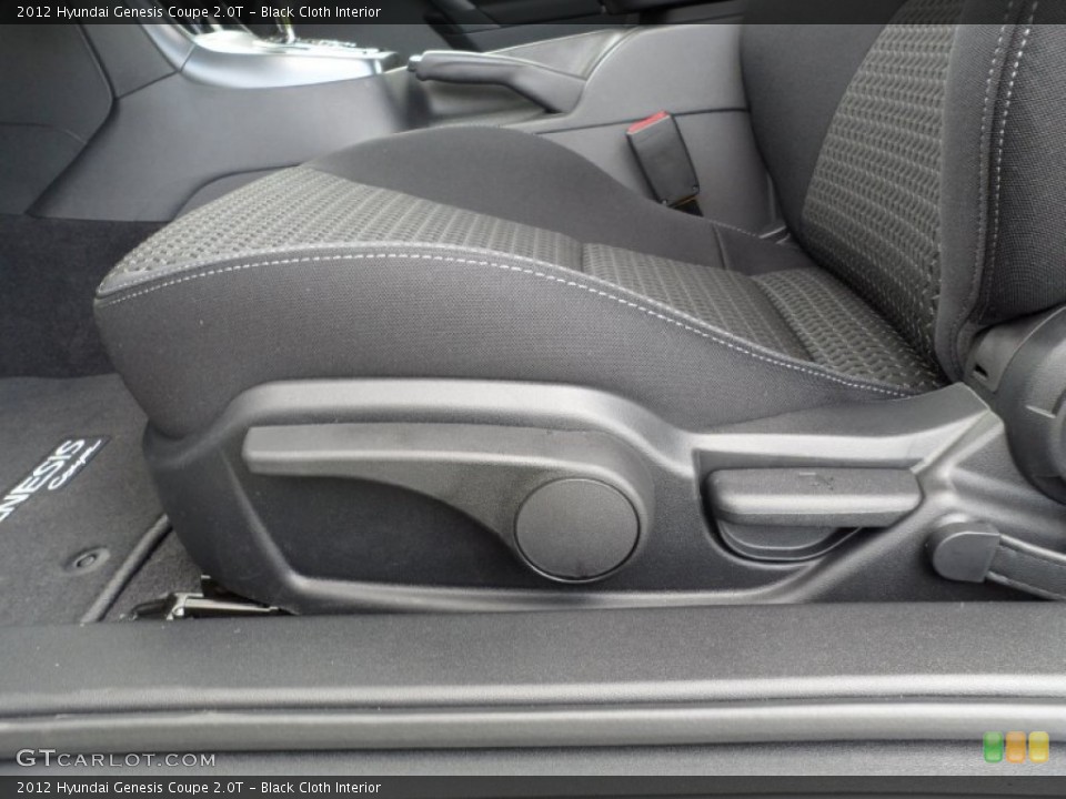 Black Cloth Interior Controls for the 2012 Hyundai Genesis Coupe 2.0T #51950498
