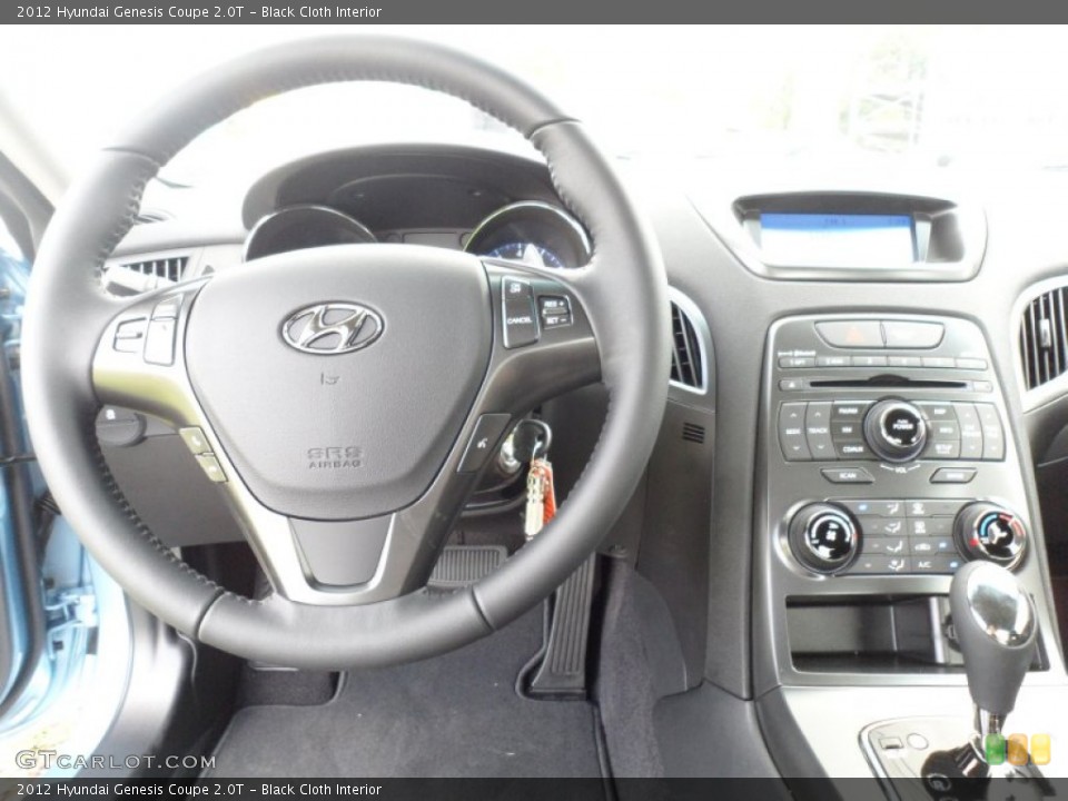 Black Cloth Interior Dashboard for the 2012 Hyundai Genesis Coupe 2.0T #51950528