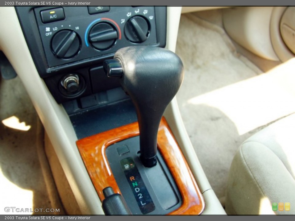 Ivory Interior Transmission for the 2003 Toyota Solara SE V6 Coupe #51950750