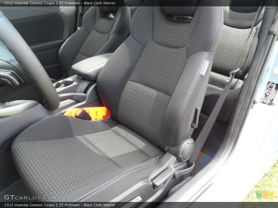 Black Cloth Interior Photo for the 2012 Hyundai Genesis Coupe 2.0T Premium #51951032