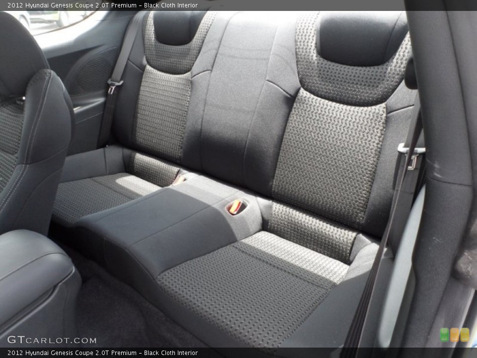 Black Cloth Interior Photo for the 2012 Hyundai Genesis Coupe 2.0T Premium #51951062