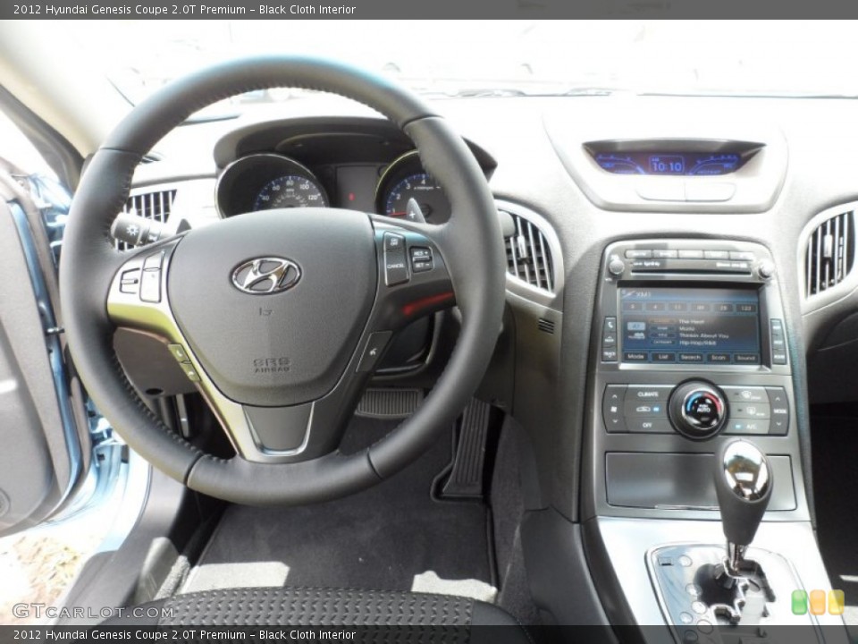 Black Cloth Interior Dashboard for the 2012 Hyundai Genesis Coupe 2.0T Premium #51951095