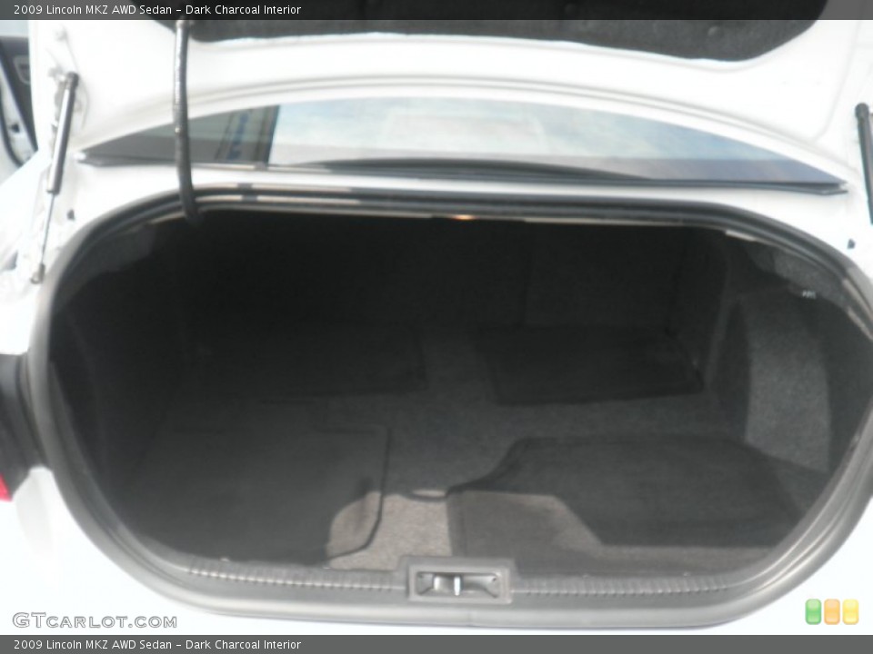 Dark Charcoal Interior Trunk for the 2009 Lincoln MKZ AWD Sedan #51951107