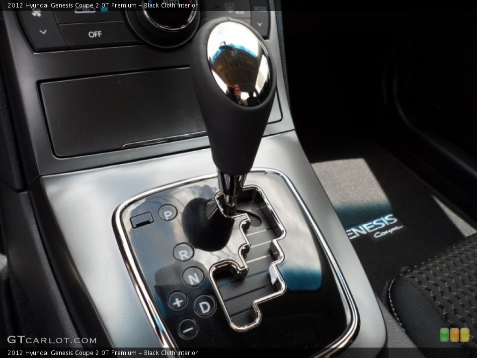 Black Cloth Interior Transmission for the 2012 Hyundai Genesis Coupe 2.0T Premium #51951167