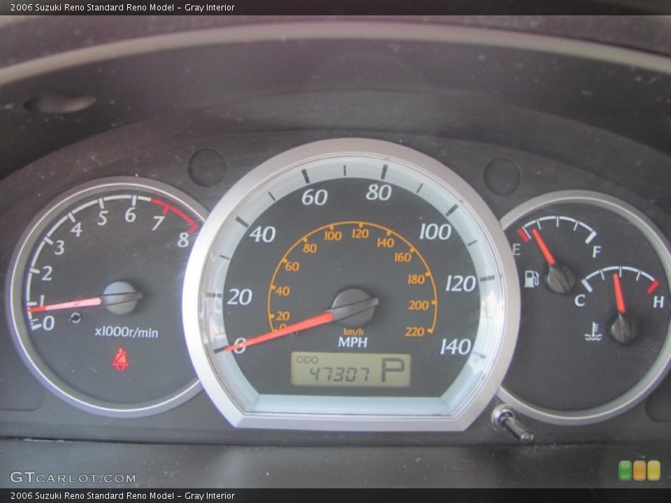 Gray Interior Gauges for the 2006 Suzuki Reno  #51951536
