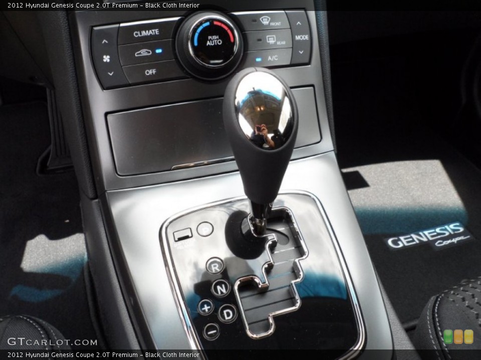 Black Cloth Interior Transmission for the 2012 Hyundai Genesis Coupe 2.0T Premium #51951752
