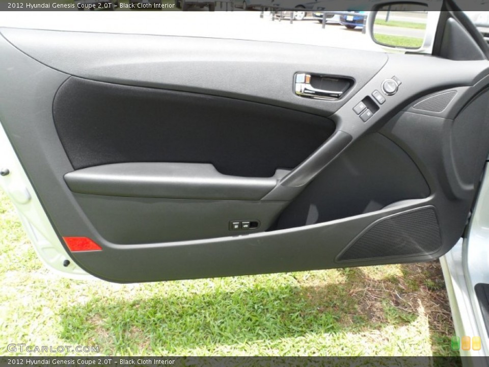 Black Cloth Interior Door Panel for the 2012 Hyundai Genesis Coupe 2.0T #51952091