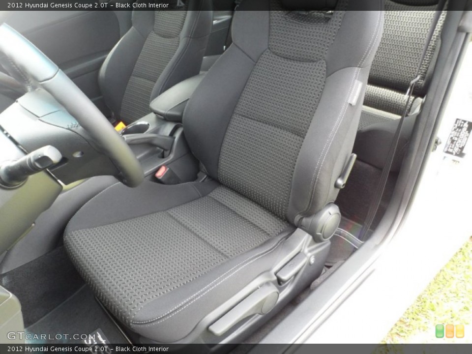 Black Cloth Interior Photo for the 2012 Hyundai Genesis Coupe 2.0T #51952121