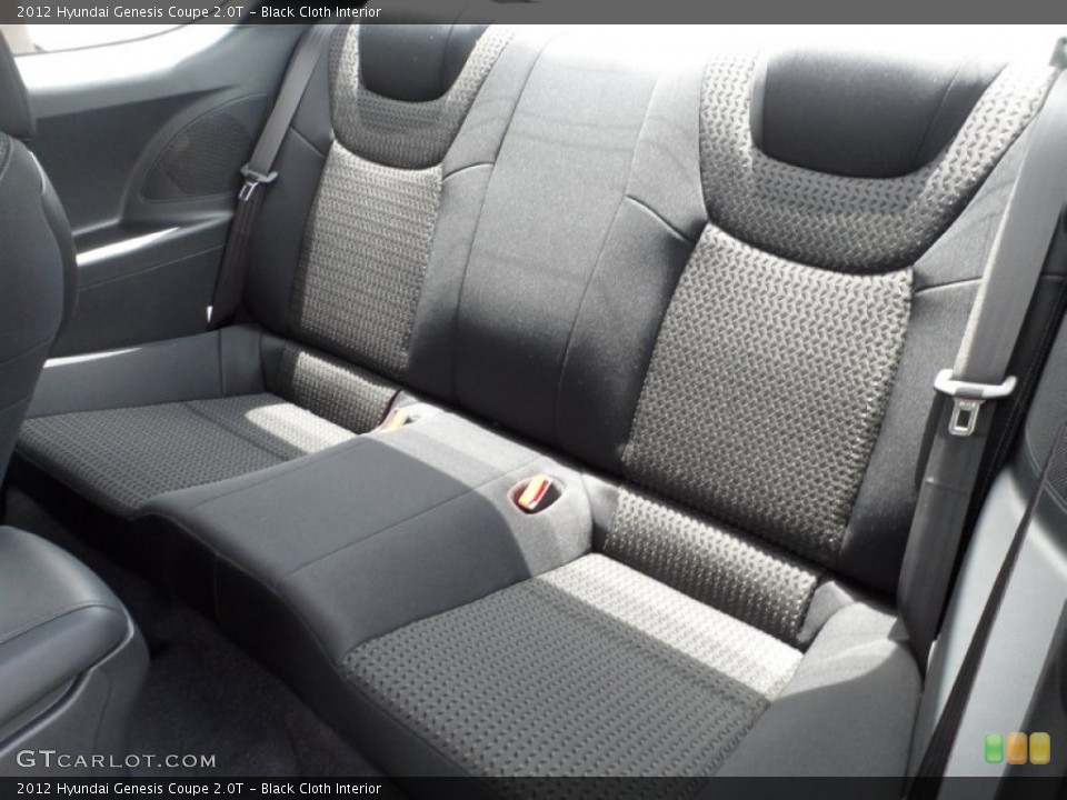 Black Cloth Interior Photo for the 2012 Hyundai Genesis Coupe 2.0T #51952148