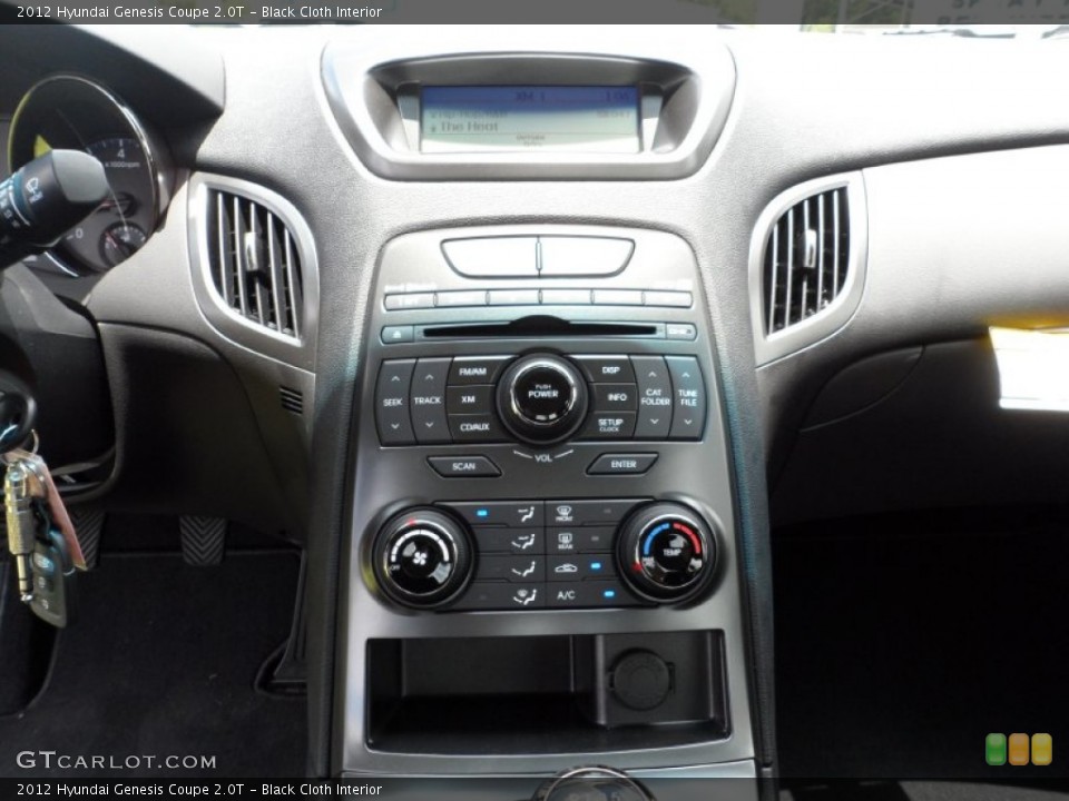 Black Cloth Interior Controls for the 2012 Hyundai Genesis Coupe 2.0T #51952175
