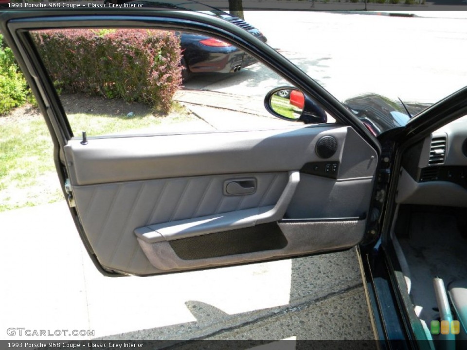 Classic Grey Interior Door Panel for the 1993 Porsche 968 Coupe #51952568