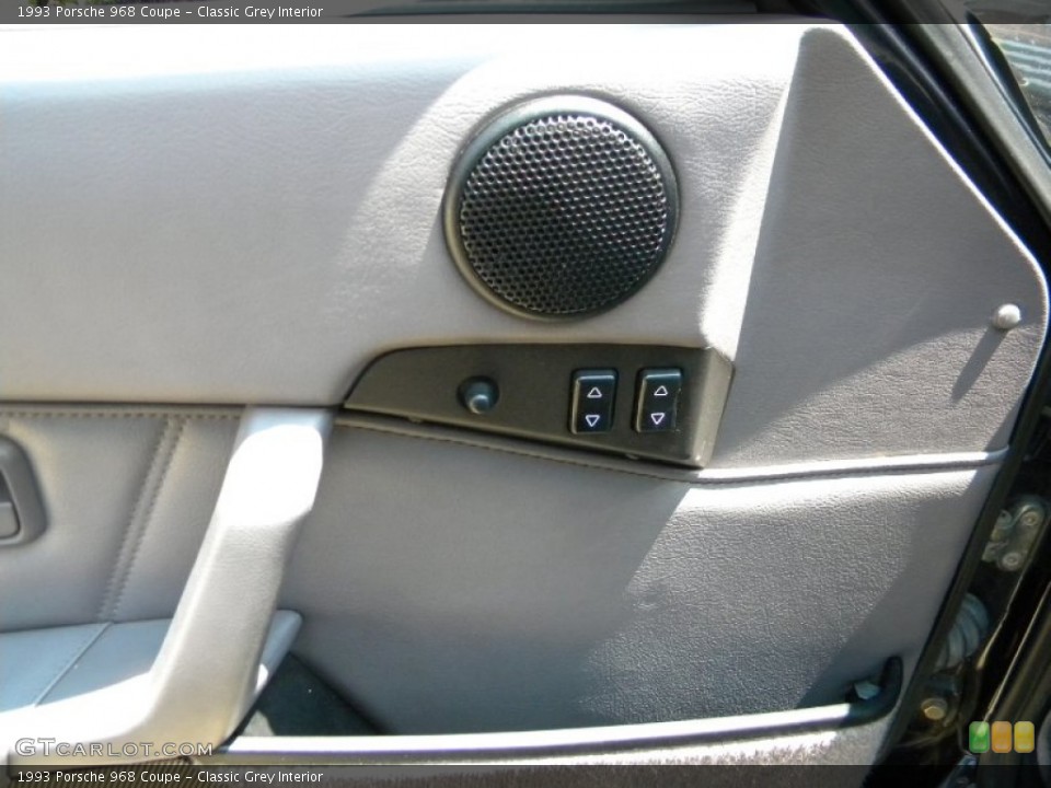 Classic Grey Interior Controls for the 1993 Porsche 968 Coupe #51952589